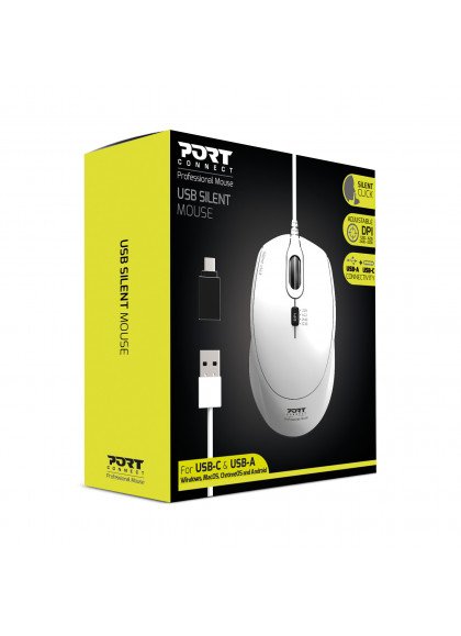 Port Raton Office Pro Silent Wirojo - White