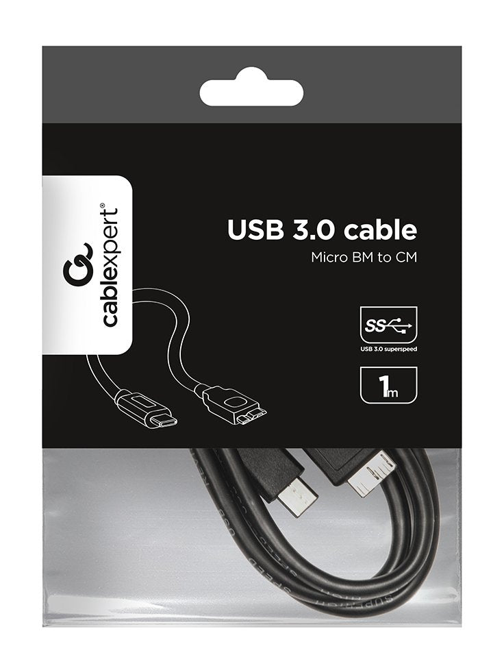EAN 8716309086509 - Gembird CCP-USB3-MBMCM-1M cable USB USB 3.2 Gen 1 (3.1 Gen 1) USB C Micro-USB B Negro imagen 3