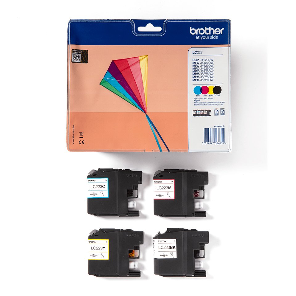 Tinta Original Brother Lc223 Value Bp Ink & Dr Sec Tag