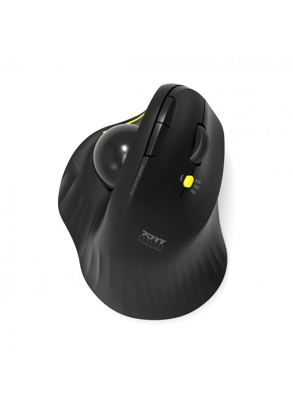 Ratón Mano Derecha  Port Designs Ergonomic Rechargeable Bt Trackball