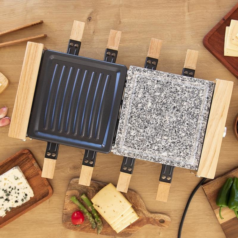 EAN 8435484031004 - Cecotec 03100 parrilla de interior 8 personas(s) 1200 W Negro, Gris, Madera imagen 4