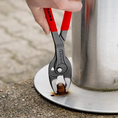 Pinza Frontal Knipex Twingrip Roja, Longitud 250 Mm 82 01 250