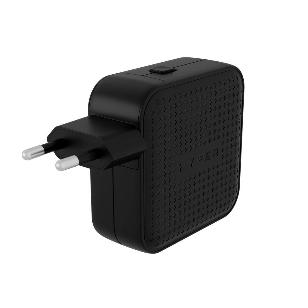 Catgador Targus Hyperjuice Gan 70 Vatios Power Delivery 3.0 + Pps Quick Charge 3.0 3 Conectores De Salida (2 Usb-C Usb) Negro