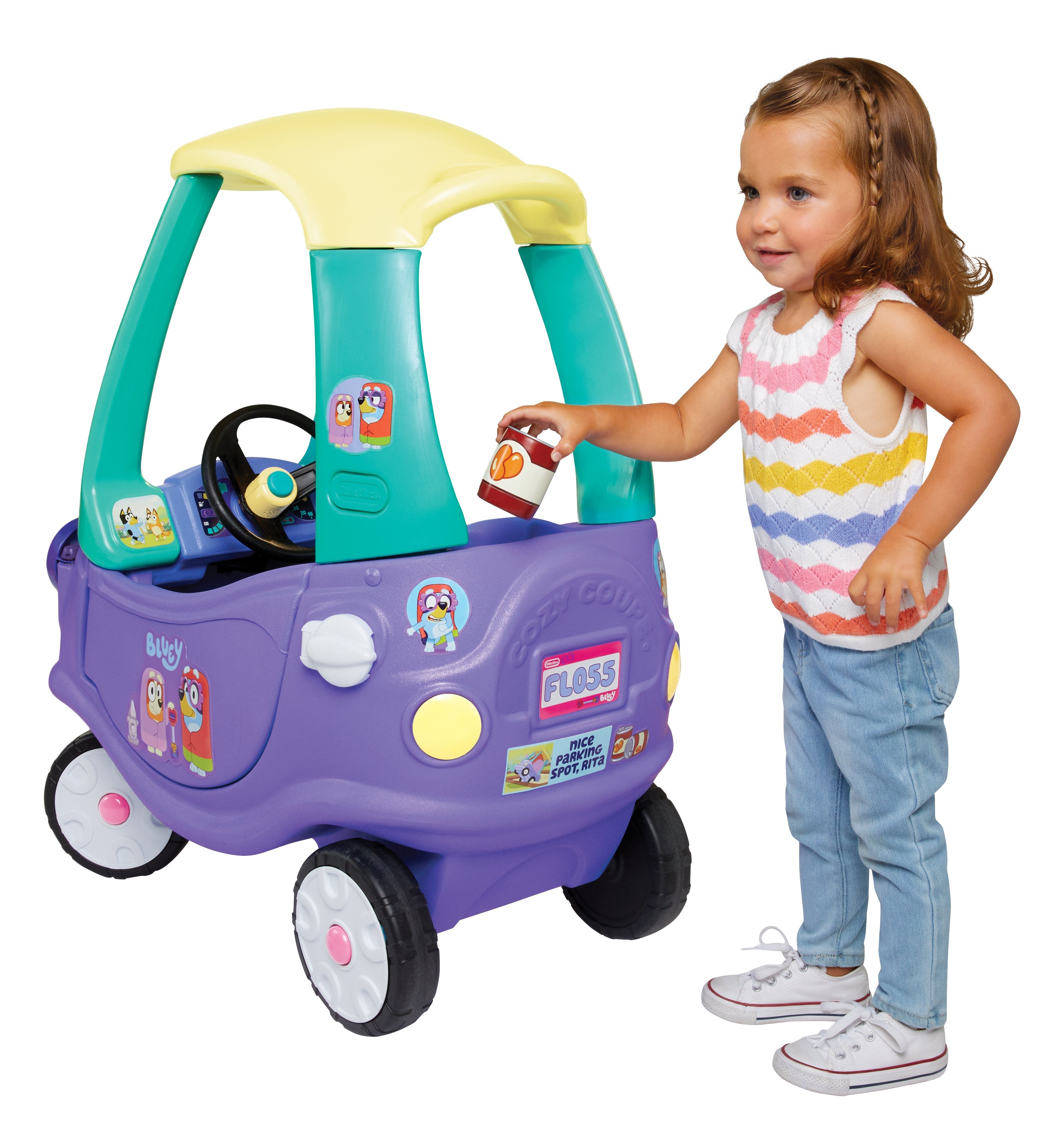EAN 0050743641077 - Little Tikes Bluey Grannies Car Coupe Correpasillos con forma de coche imagen 5