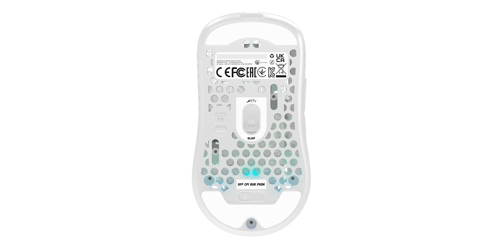 Xtrfy M42w-Rgb Ratón Ambidextro Rf Wireless + Usb Type-C Óptico