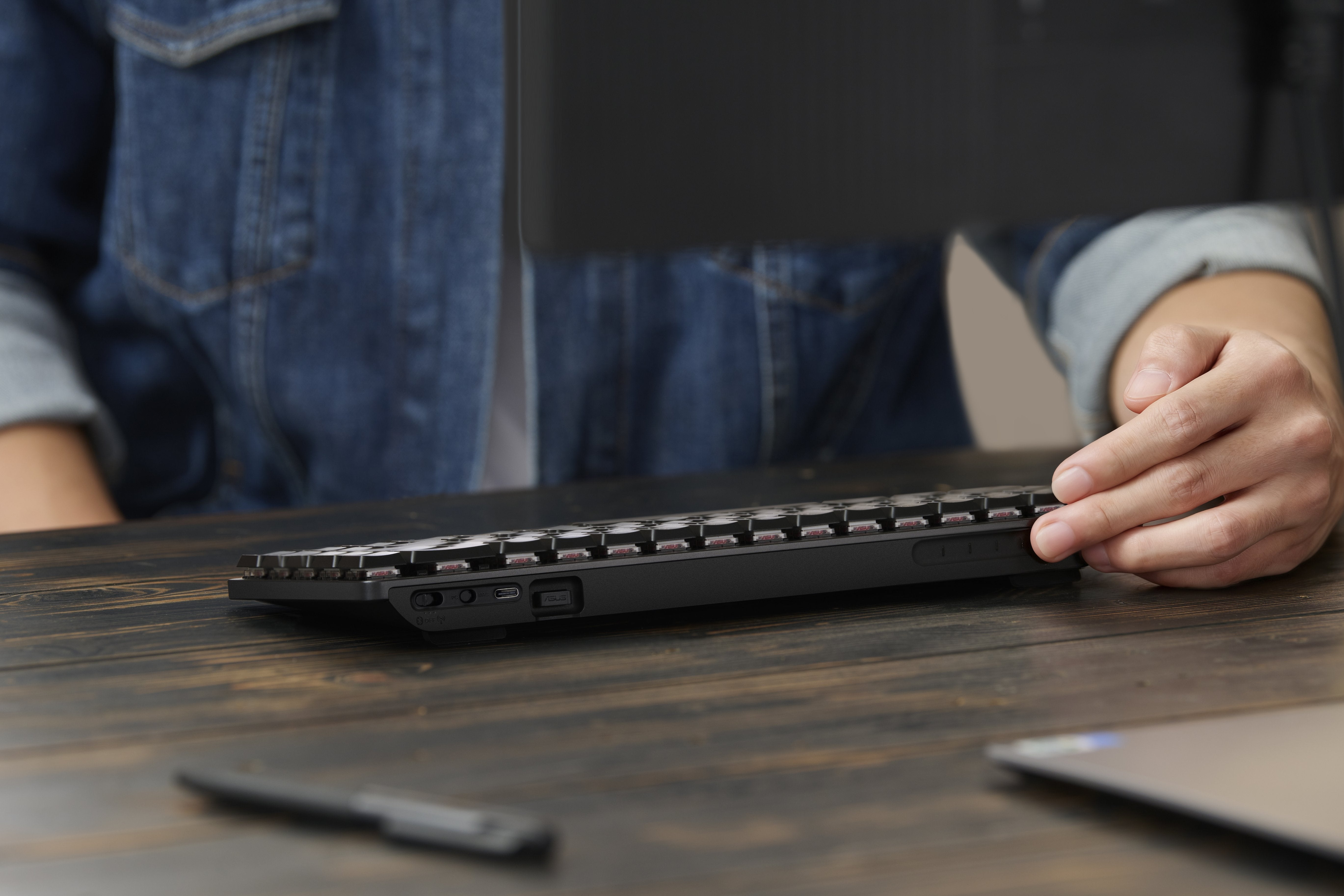 Keyboard Kd300 Black/Ui 90xb0an0-Mkb020 Asus