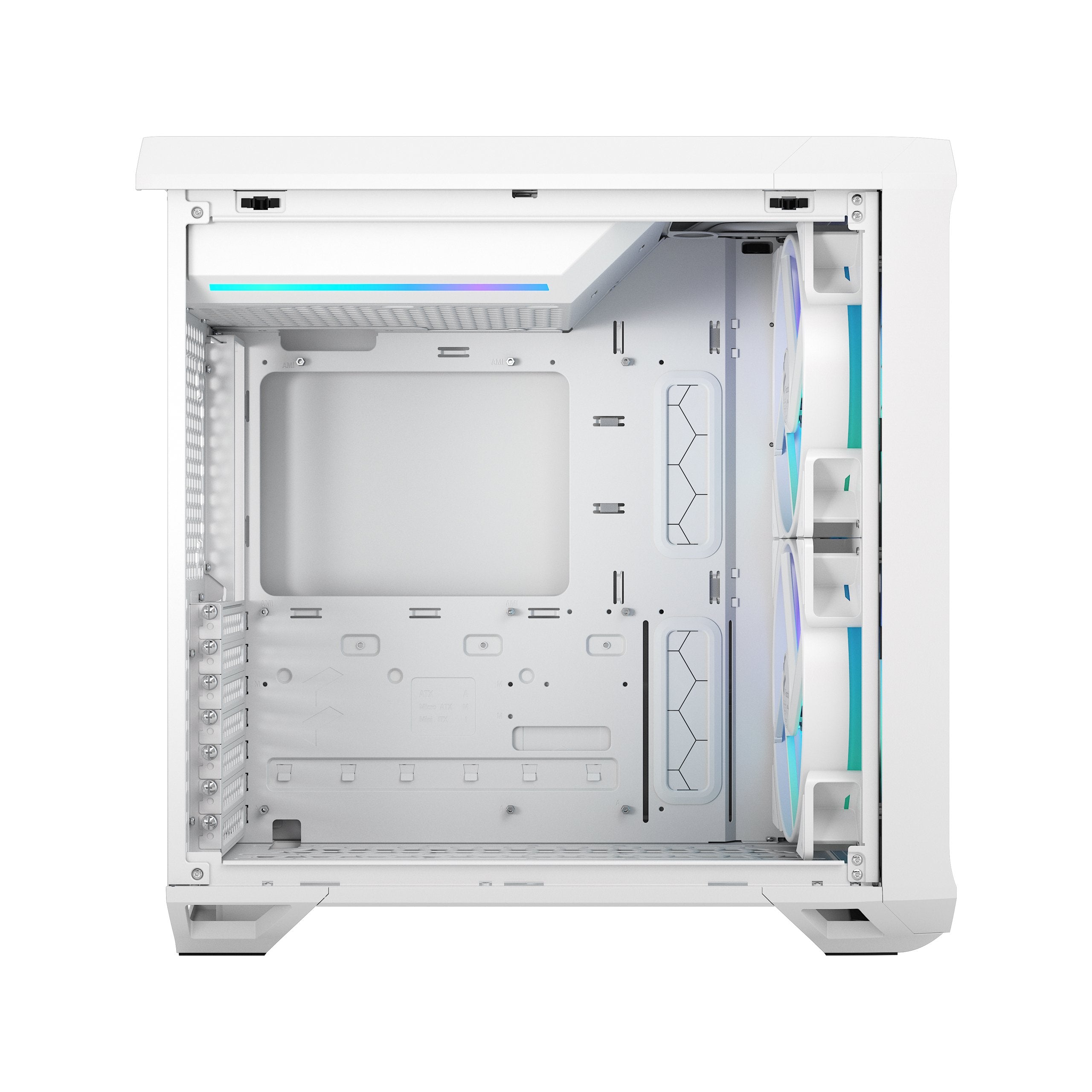 Caja Pc Fractal Design Compact Rgb White Tg Clear, Tower-Gehäuse Fd-C-Tor1c-05