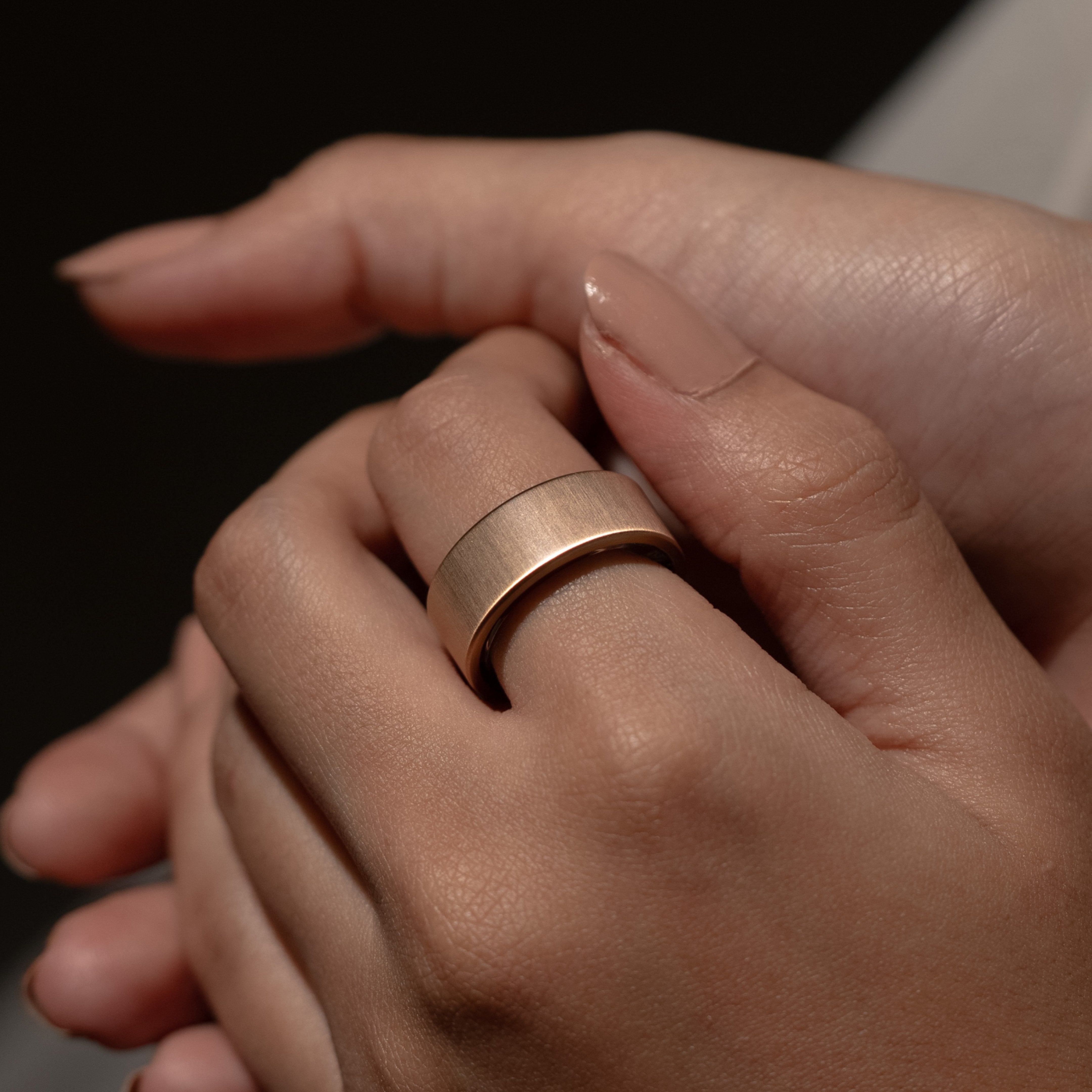 Anillo Ultrahuman Air - Anillo Inteligente Para Mujeres Y Hombres - Portátil Para Seguimiento Del Sueño Y La Actividad Física - Frecuencia Cardíaca - Anillo Inteligente Oro Rosa Talla 10