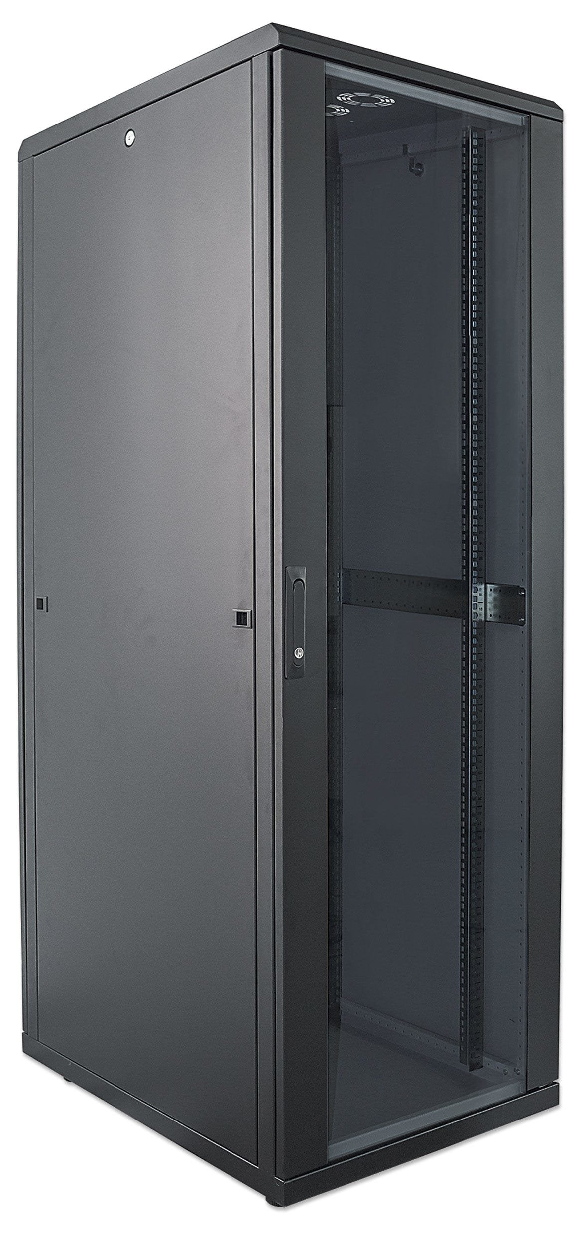 Intellinet Netzwerkschrank 36he 800x800mm Schwarz,Unmontiert (Speditionsversand)