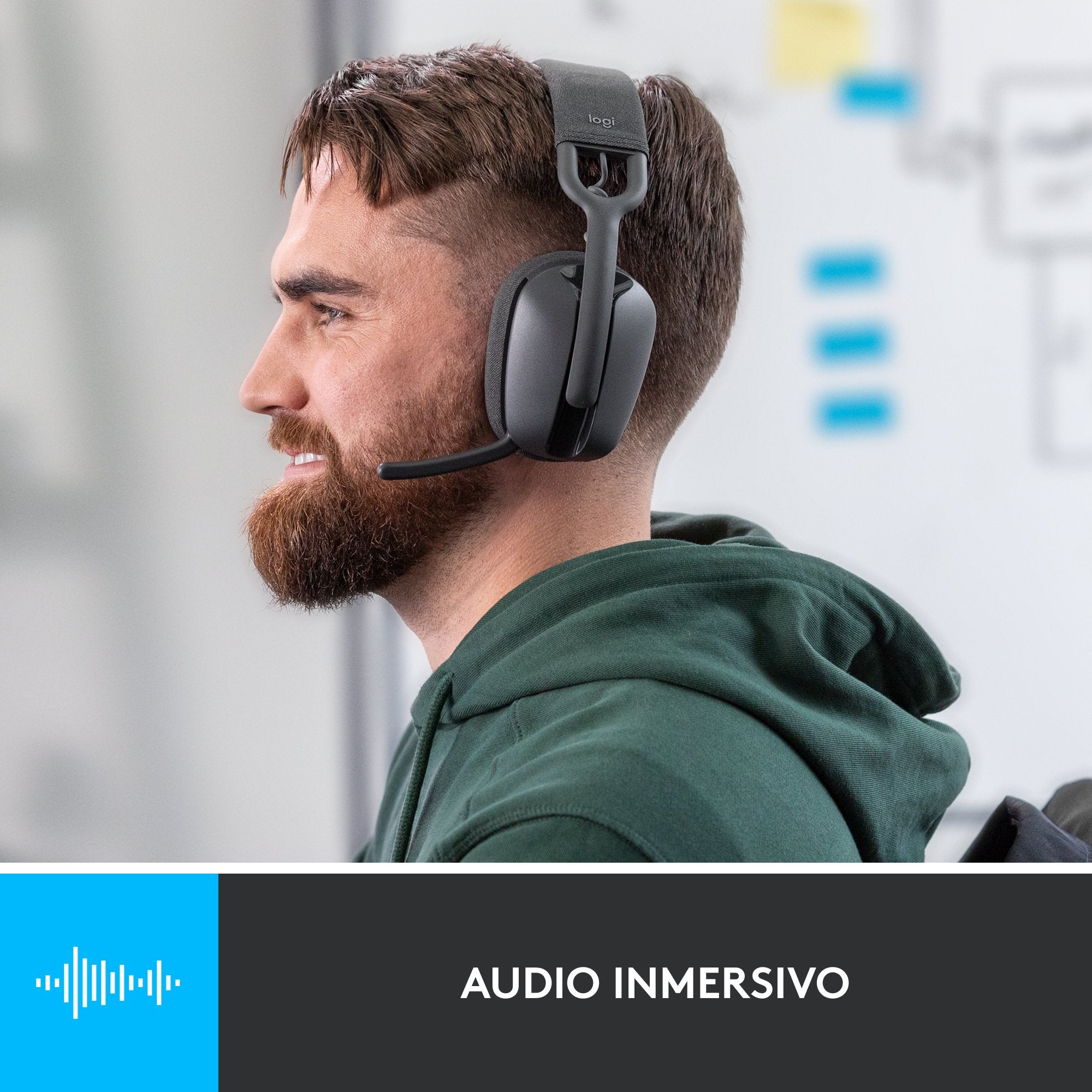 EAN 5099206103917 - Logitech 981-001213 auricular y casco Auriculares Inalámbrico Diadema Llamadas/Música Bluetooth Grafito imagen 11