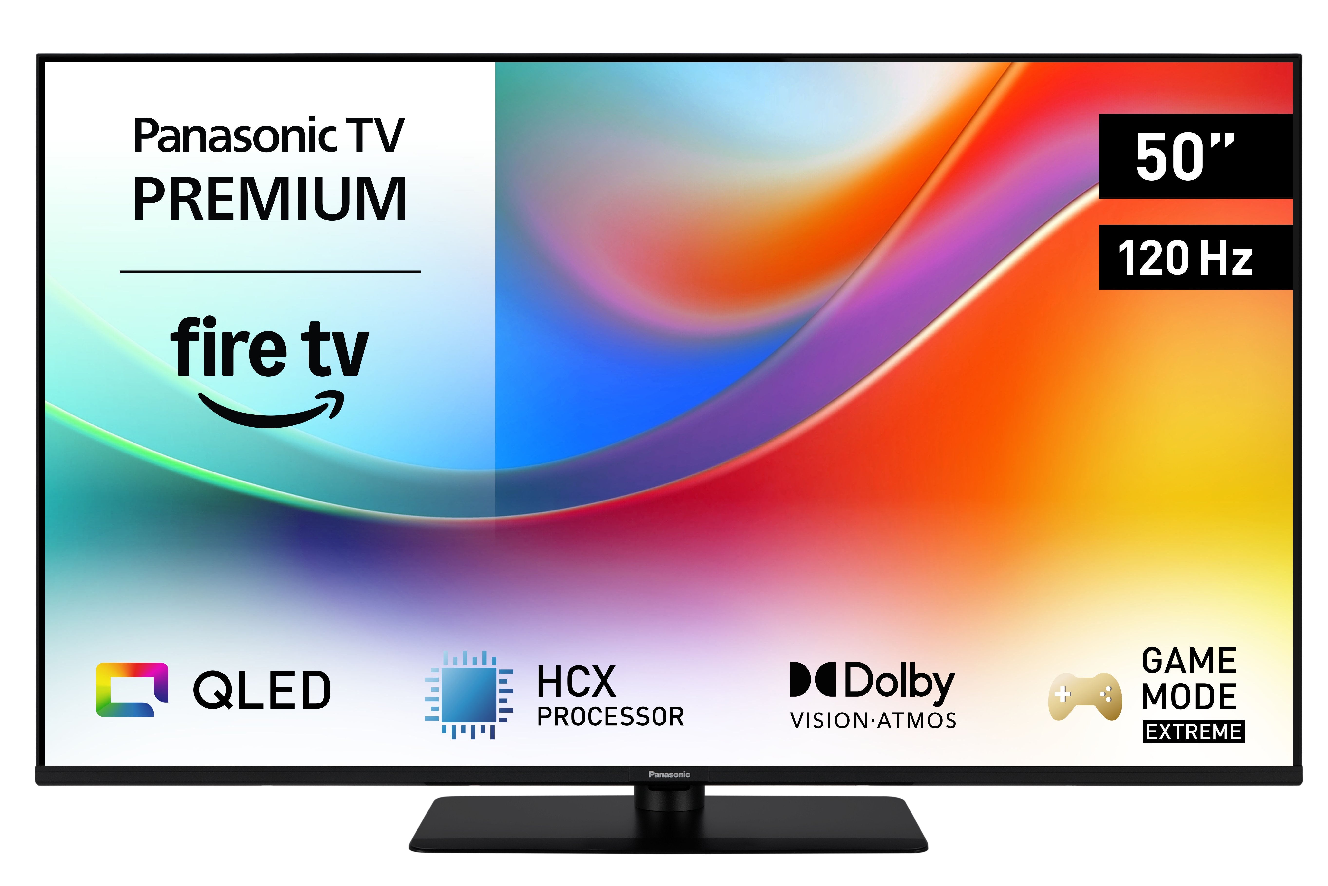 127,0cm 50" (3840x2160) Panasonic Tv-50w85b 16:9 4k Qled 120hz Fire Tv Hdr Dolby Atmos