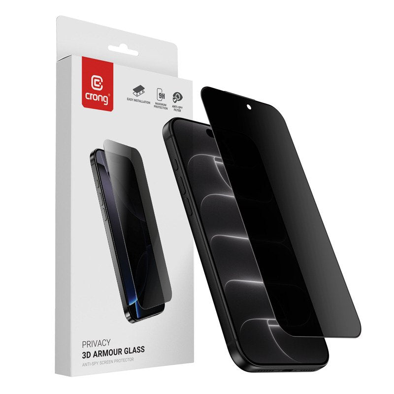 Templado Cristal Prywatyzujace Privacy 3d Armour Glass Para Iphone 18 Pro