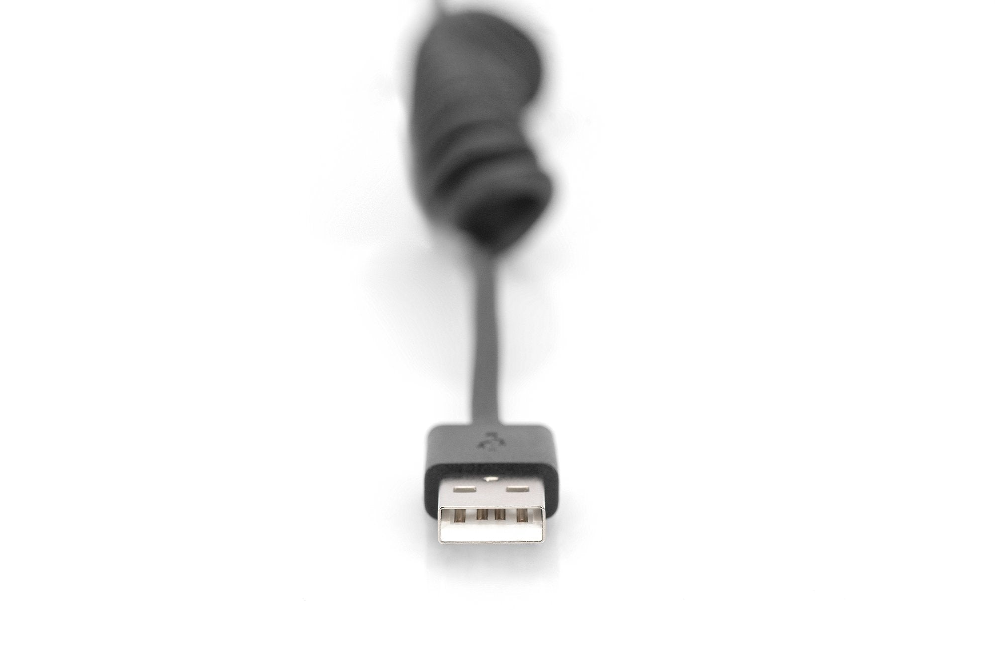 Digitus Spiralkabel Usb-A->Usb-C  1m Usb-A->Usb-C Negro