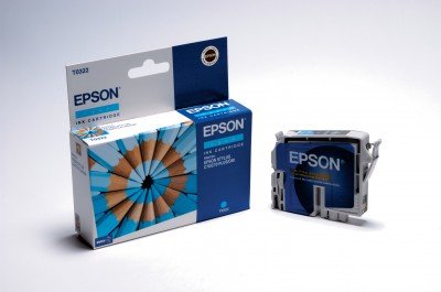 Original Epson Cartucho Inyeccion Tinta Cian  Stylus C/70/80 T0322