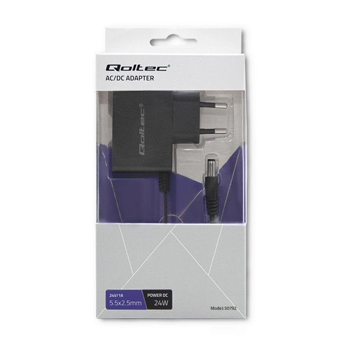 Qoltec 50792 Cargador E Inversor De Corriente Interior 24 W