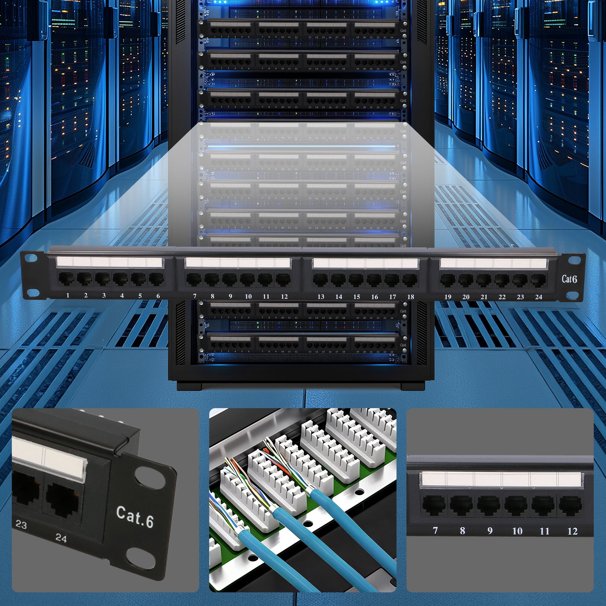 EAN 5902560369816 - Extralink EX.9816 panel de parcheo 1U imagen 10