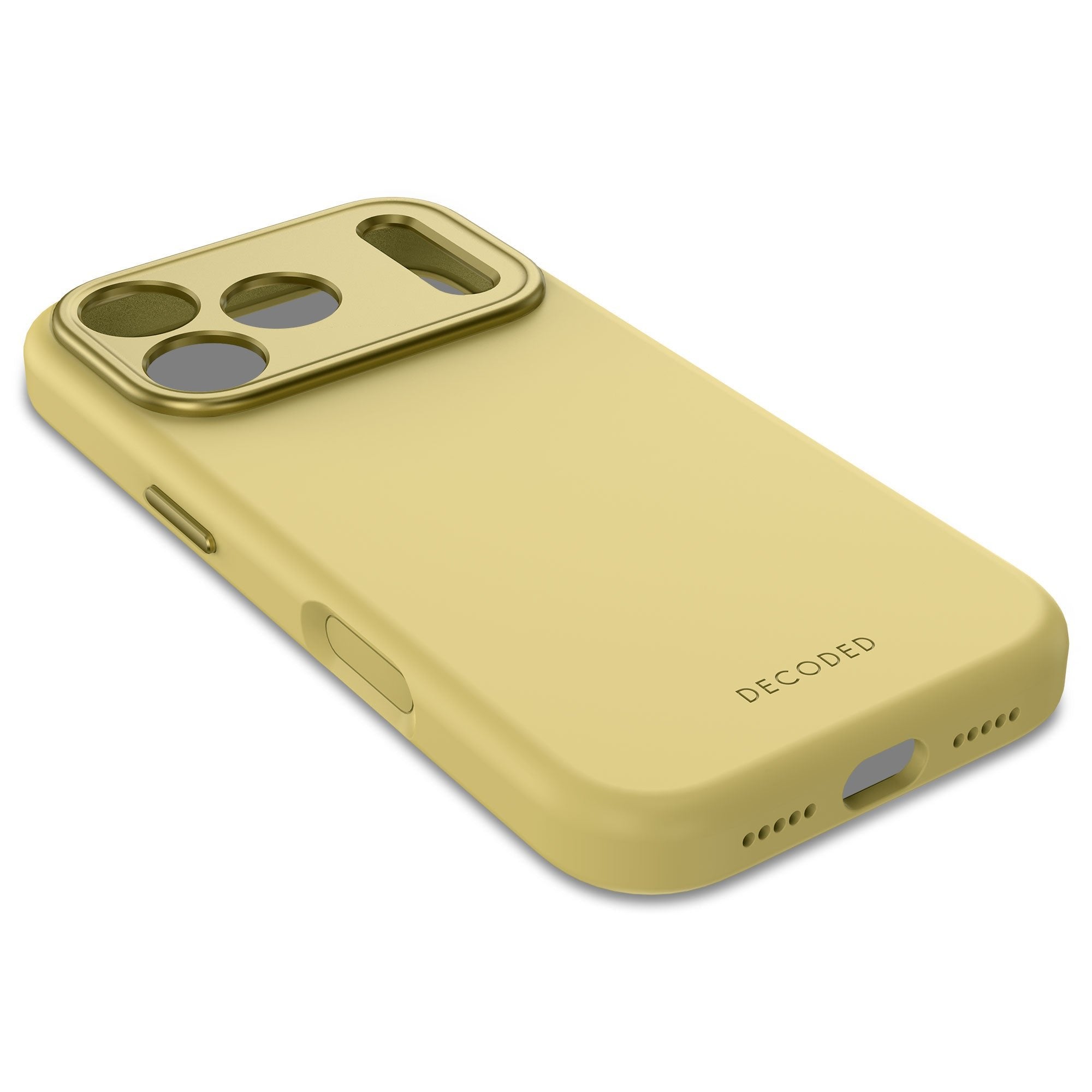 Decoded Silicone Backcover Apple Iphone 17 Pro Yuma Yellow Funda Para Iphone 17 Pro 16 Cm (6.3") Amarillo