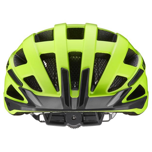 Casco De Ciclismo Uvex I-Vo 2 60-64cm, Amarillo Neón/Negro Mate