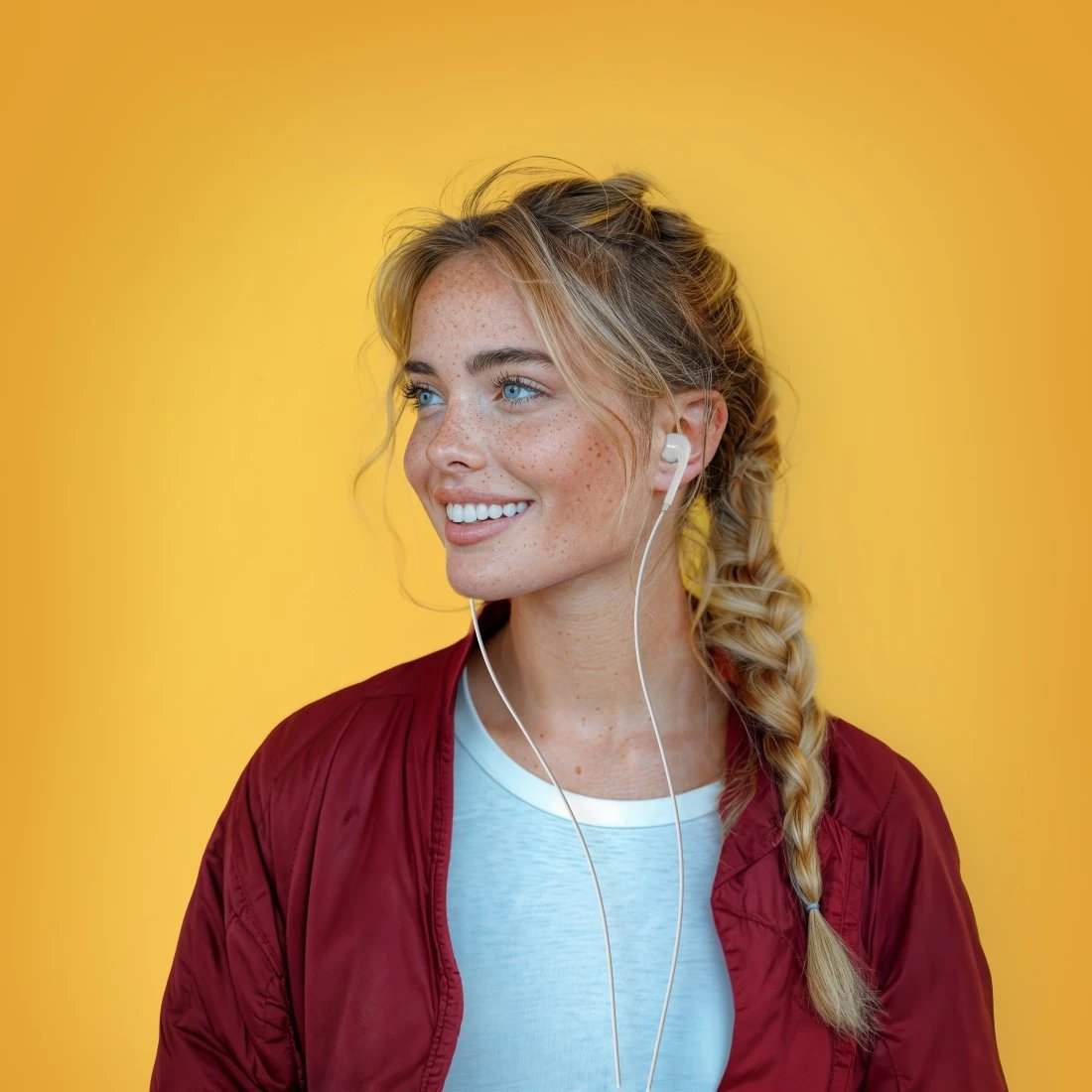 Sluchawki Douszne Glow Z Mikrofonem Lightning