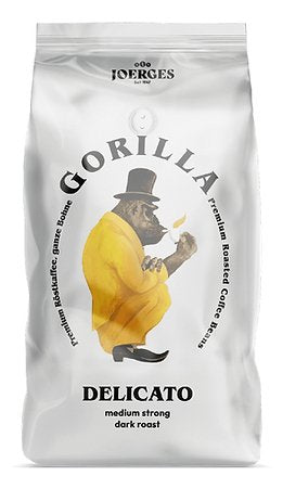 Gorilla Espresso Delicato Ganze Bohnen 1kg Mild Con Einer Angenehmen Säure