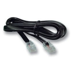 Efb Modularcable Schwarz, 2 X Rj10 (4 4) Stecker, 1:1, 1,0 M