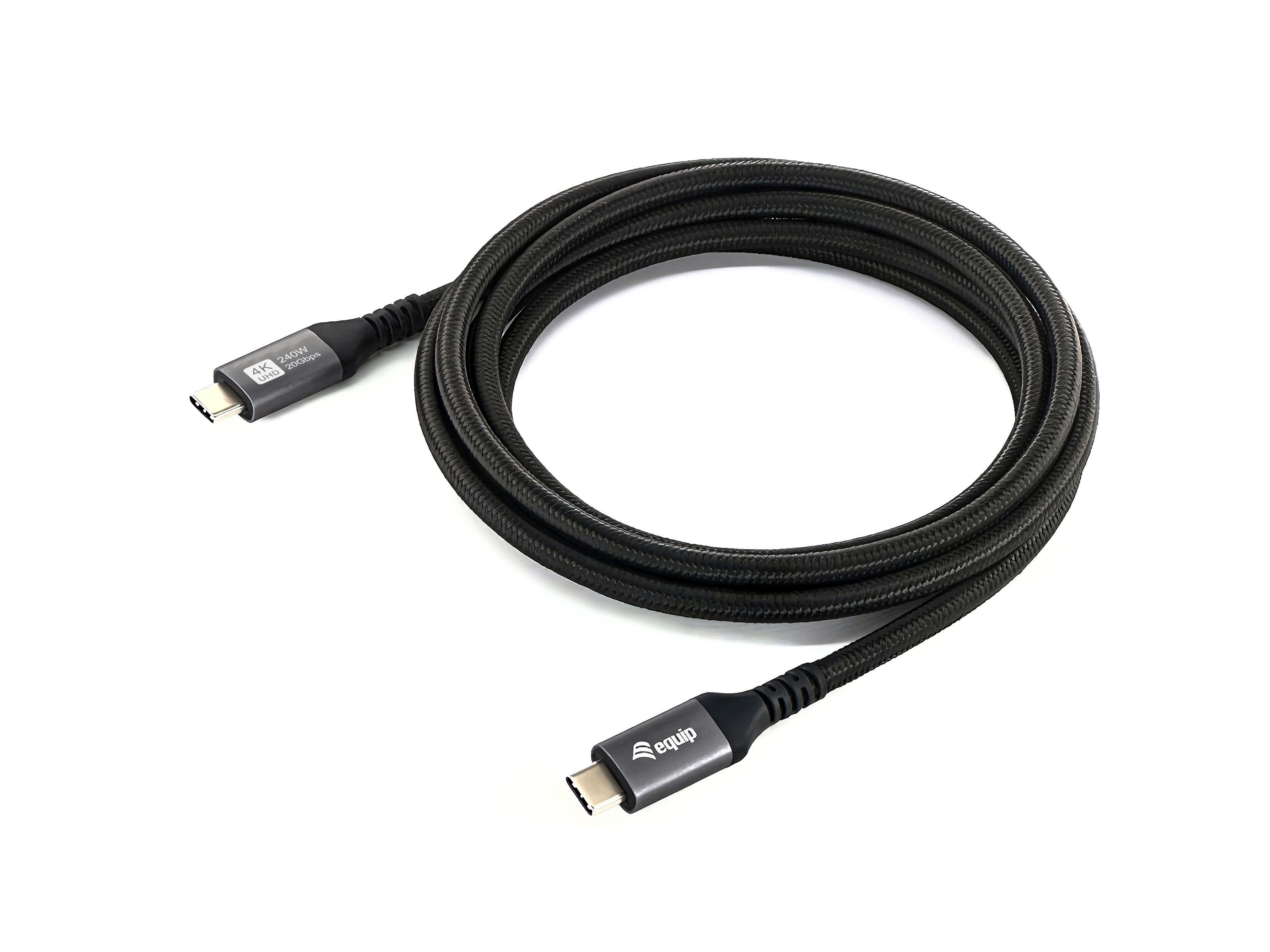 Equip Cable Usb-C4.0->C Gen2x2 Pd100w M M 3.00m Negro