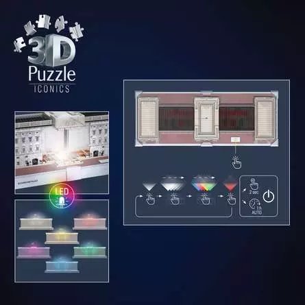 Ravensburger 3d Puzzle Iconics: Buckingham Palace - Mit Licht (216 Teile) 12008031