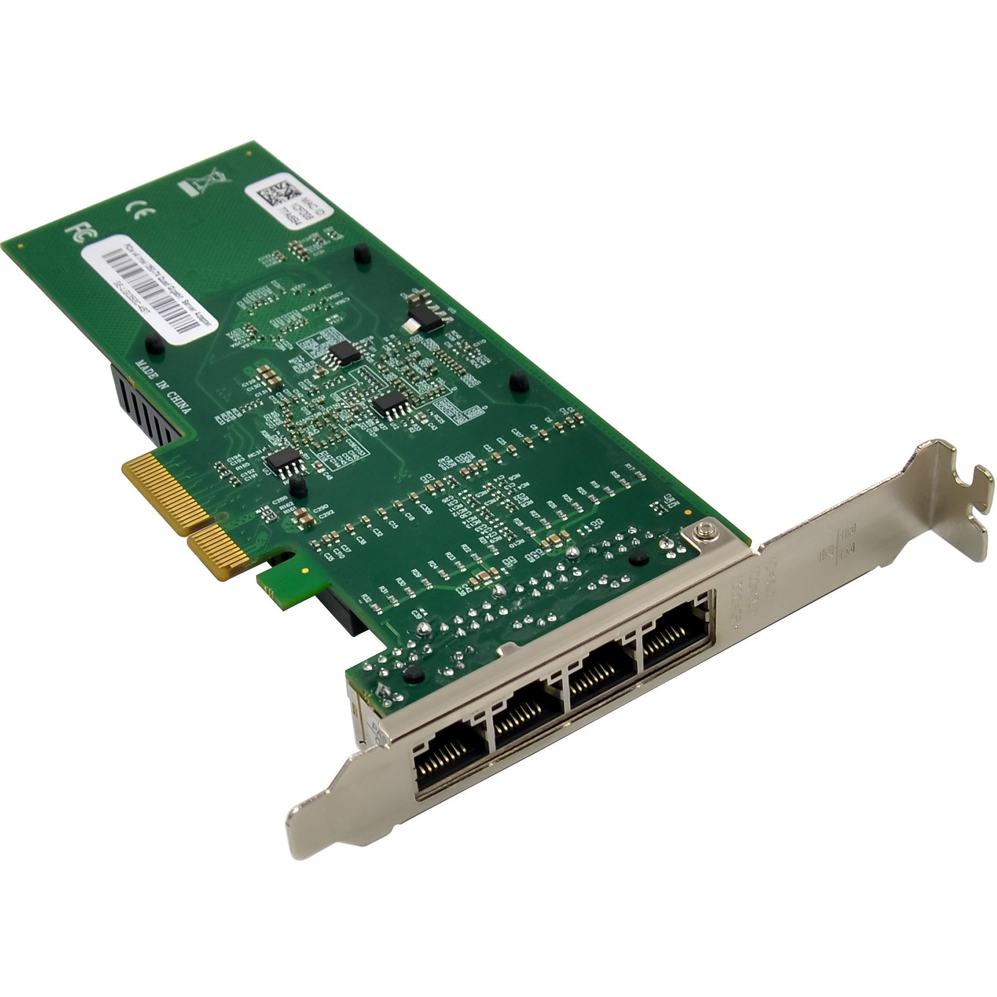 Inline Quad Gigabit Tarjeta De Red - 4x Rj45 1 Gb/S - Pcie X4