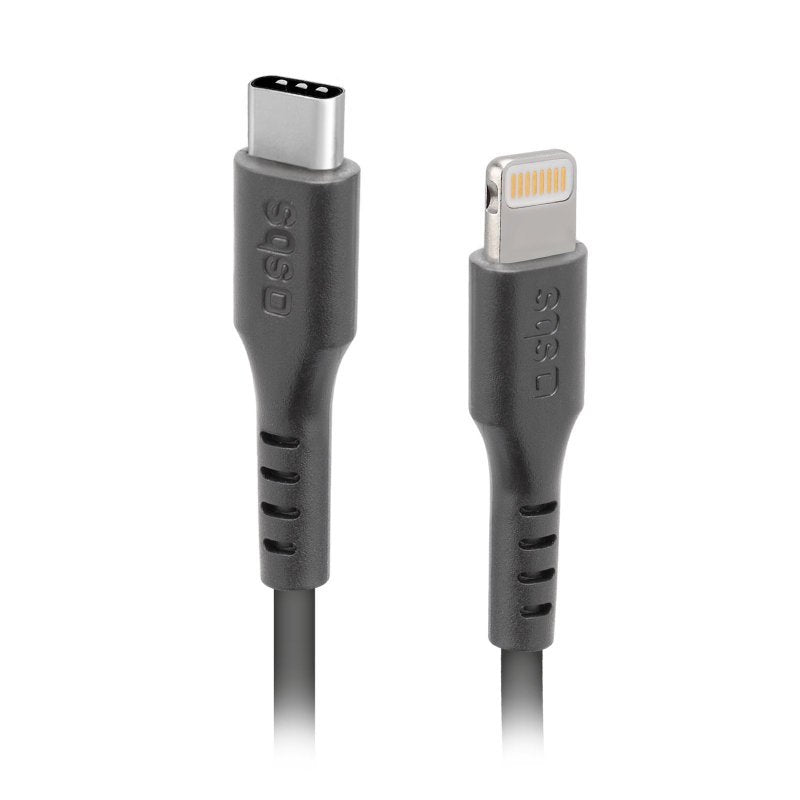 Sbs Tecableligtc1k Cable De Conector Lightning 1 M Negro