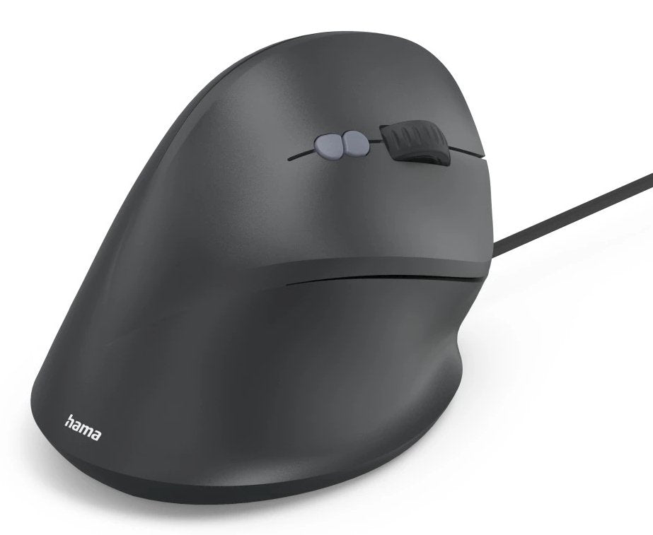 Hama Ergonomische Vertikalraton,Ecm-500r,Mit Cable,7 T,Schwar