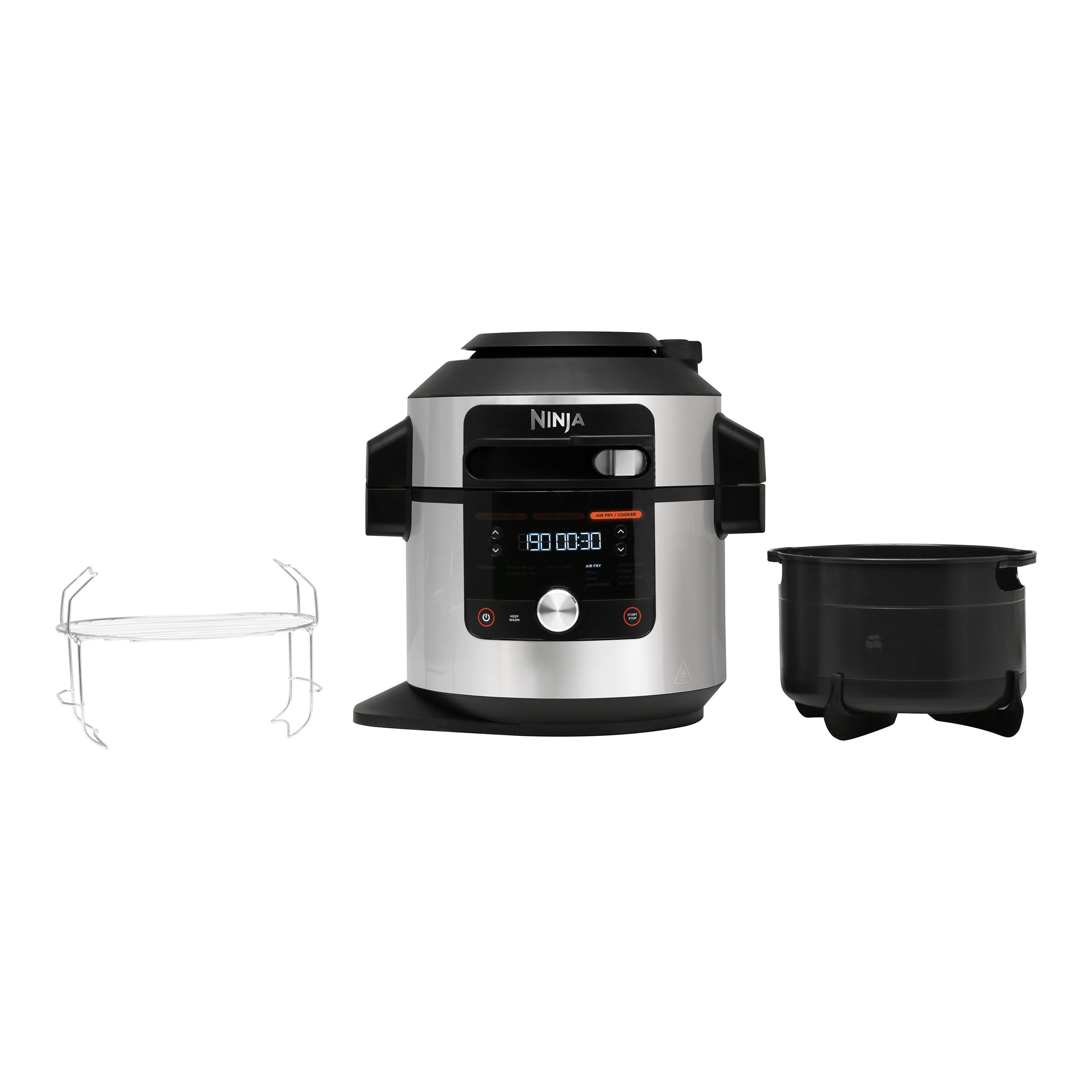 Olla Ninja Ol650eu  Multi-Cocción 7,5 L 1760 W Negro, Acero Inoxidable