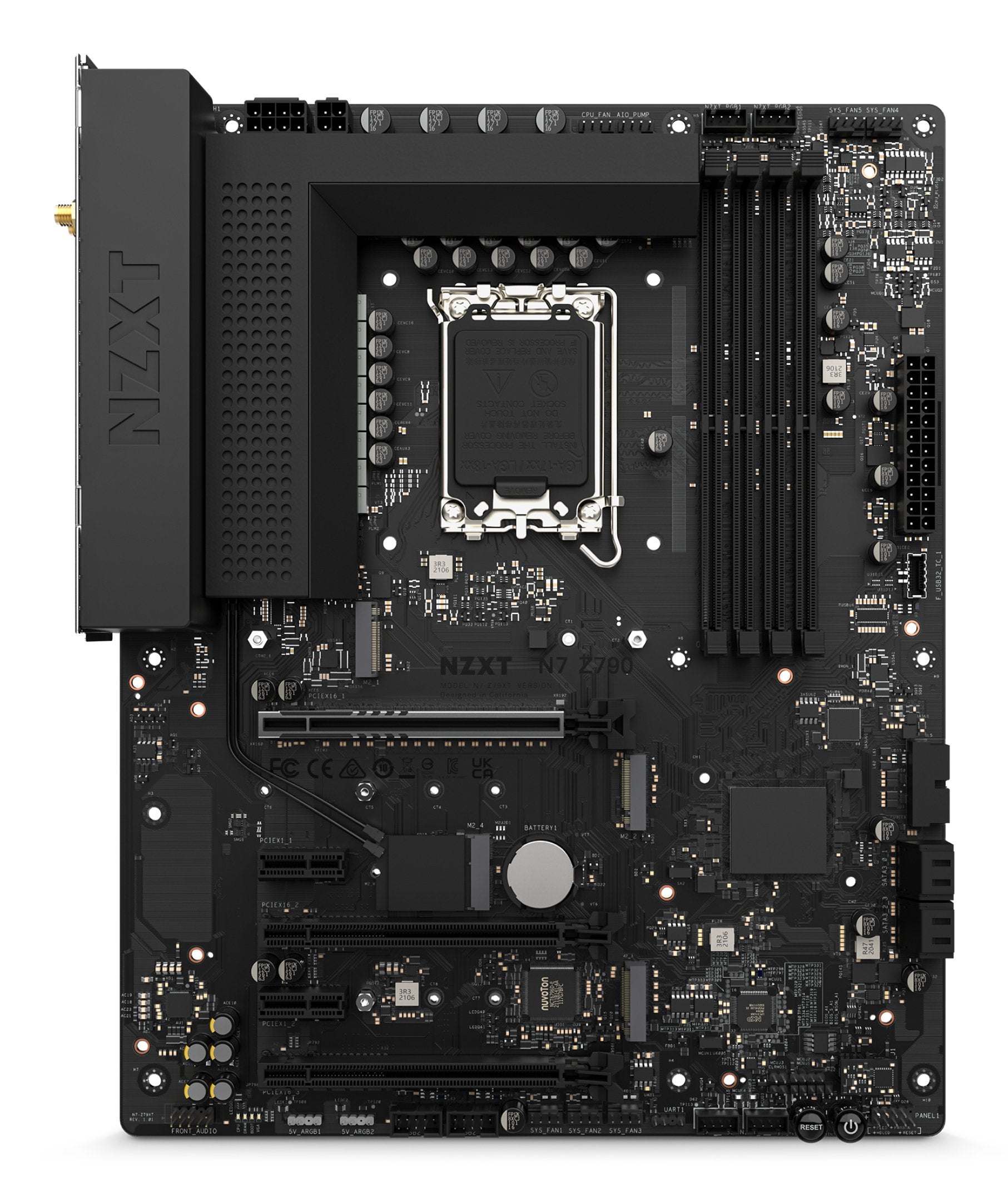 Placa Base Nzxt N7 Z790 Matte Black Atx Intel N7-Z79xt-B1 Retail