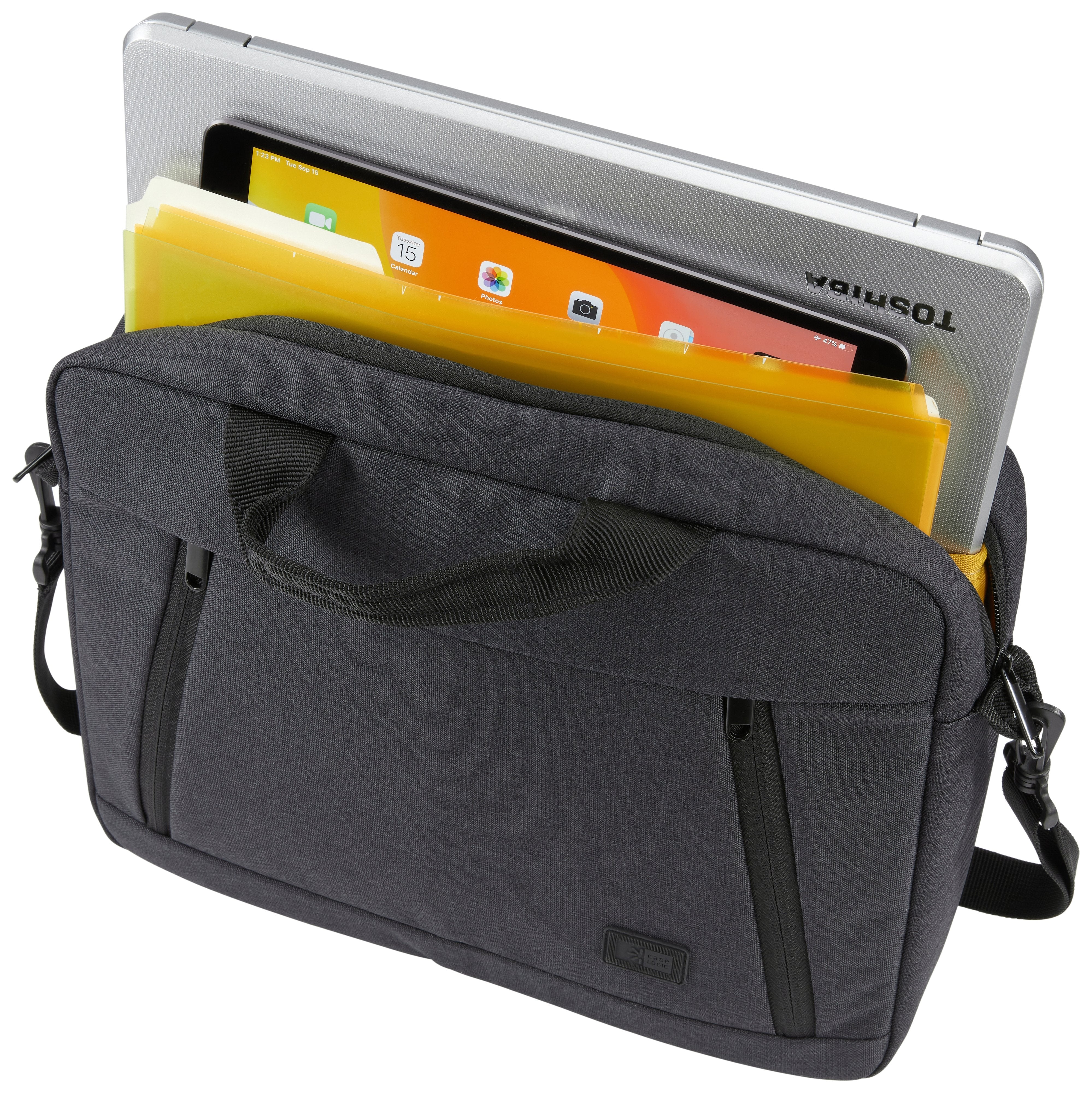 Case Logic Huxton Huxa-213 Black Maletines Para Portátil 33,8 Cm (13.3") Maletín Negro