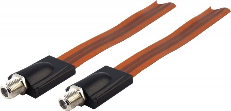 Schwaiger Kff30 531 Cable Coaxial 0,173 M F-Type Tipo F Negro, Rojo