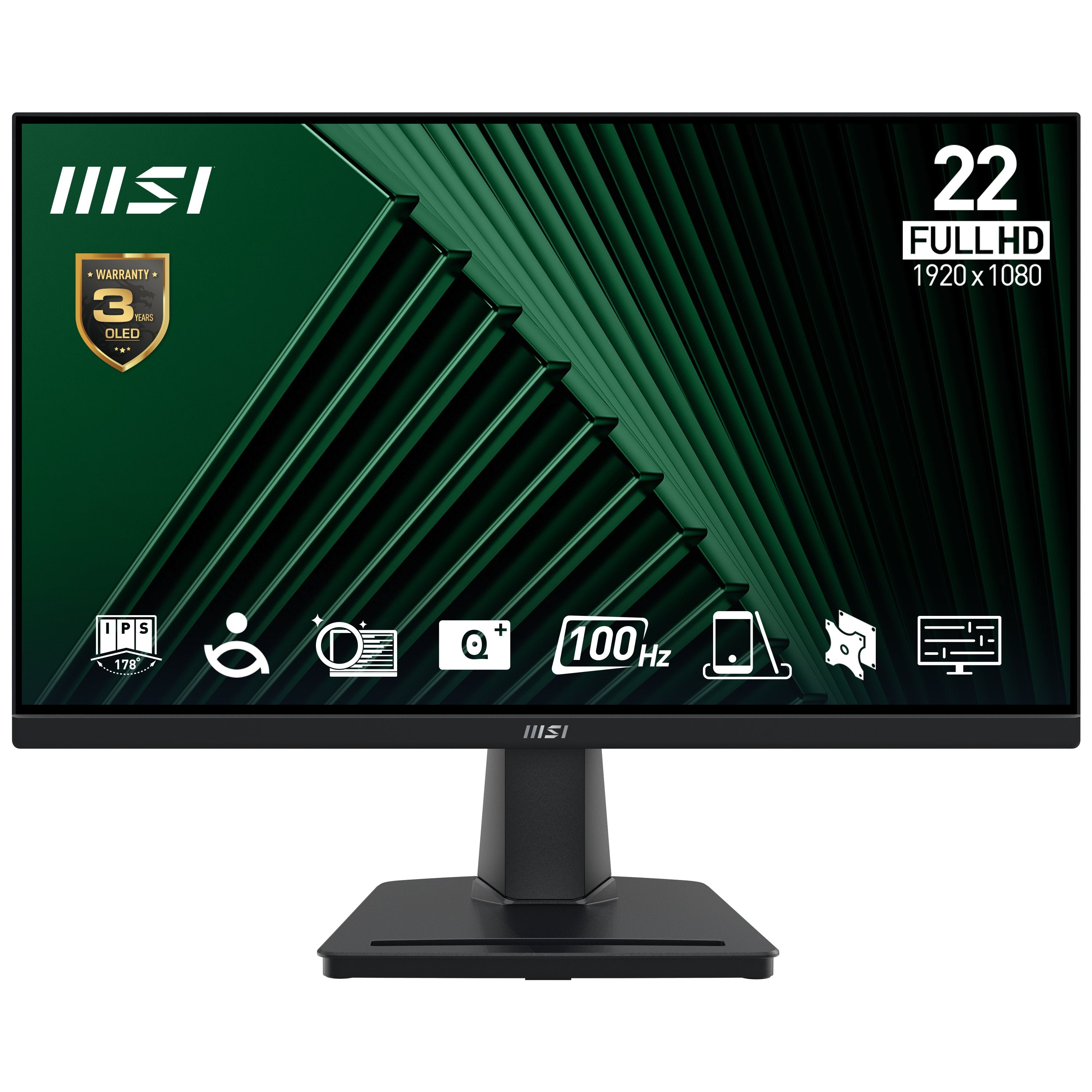 EAN 4711377261142 - MSI Pro MP225V pantalla para PC 54,5 cm (21.4") 1920 x 1080 Pixeles Full HD LCD Negro imagen 1