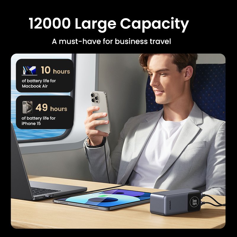 Powerbank  Ugreen 12000mah 100w Fast Charging