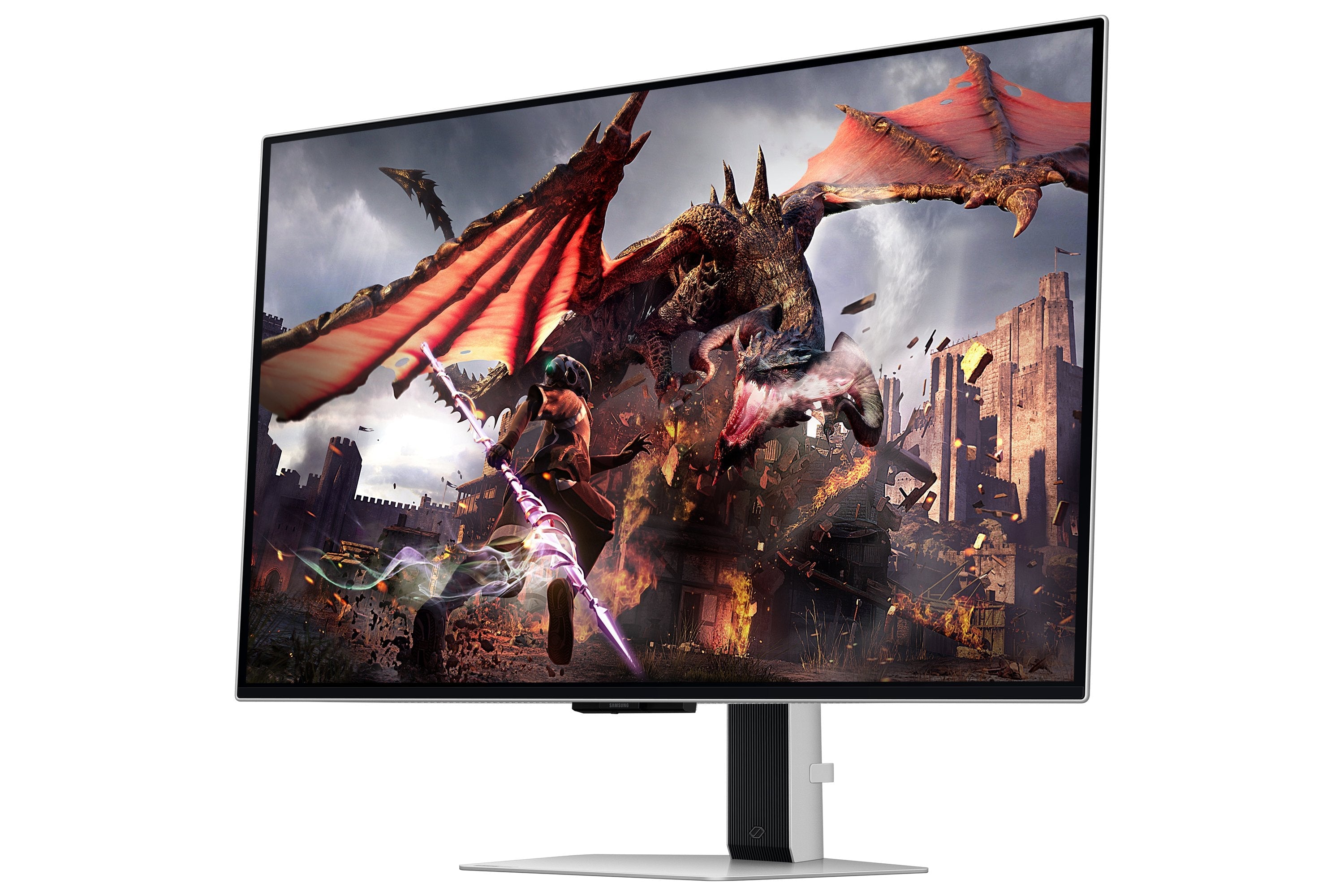 EAN 8806095503189 - Samsung G80SD pantalla para PC 81,3 cm (32") 3840 x 2160 Pixeles 4K Ultra HD OLED Plata imagen 6