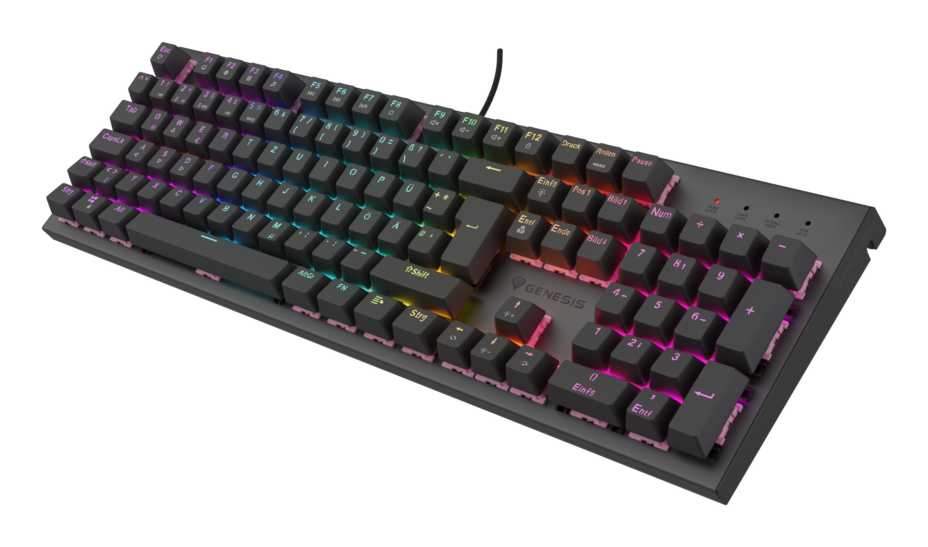 EAN 5901969444605 - GENESIS NKG-2179 teclado Juego USB QWERTZ Alemán Negro imagen 3