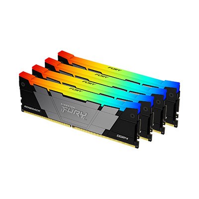 Kingston Kf436c16rb12ak4/64, Memoria Ram Negro