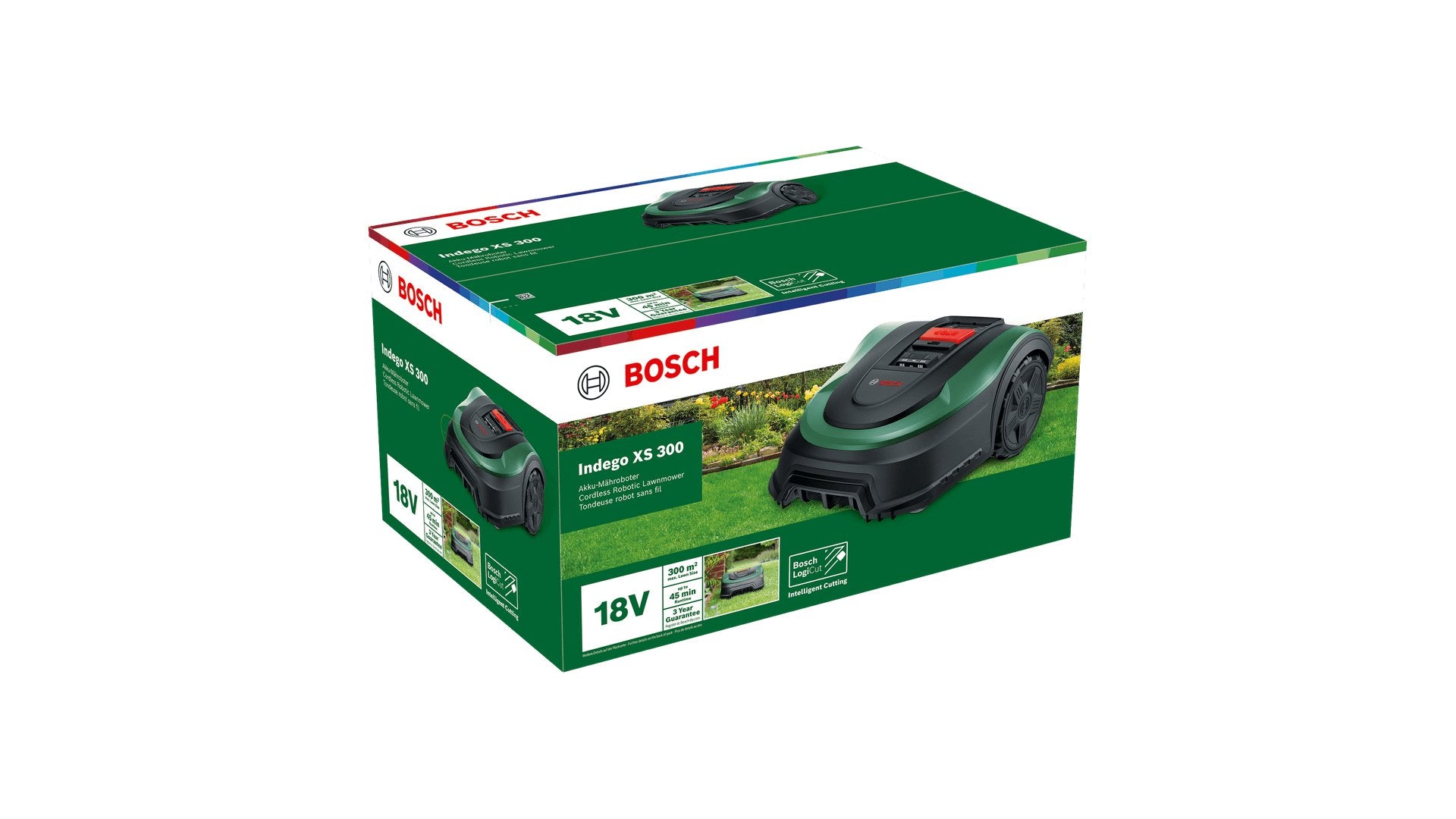 EAN 4059952511900 - Bosch Indego XS 300 Robot cortacésped Batería Negro, Verde imagen 9
