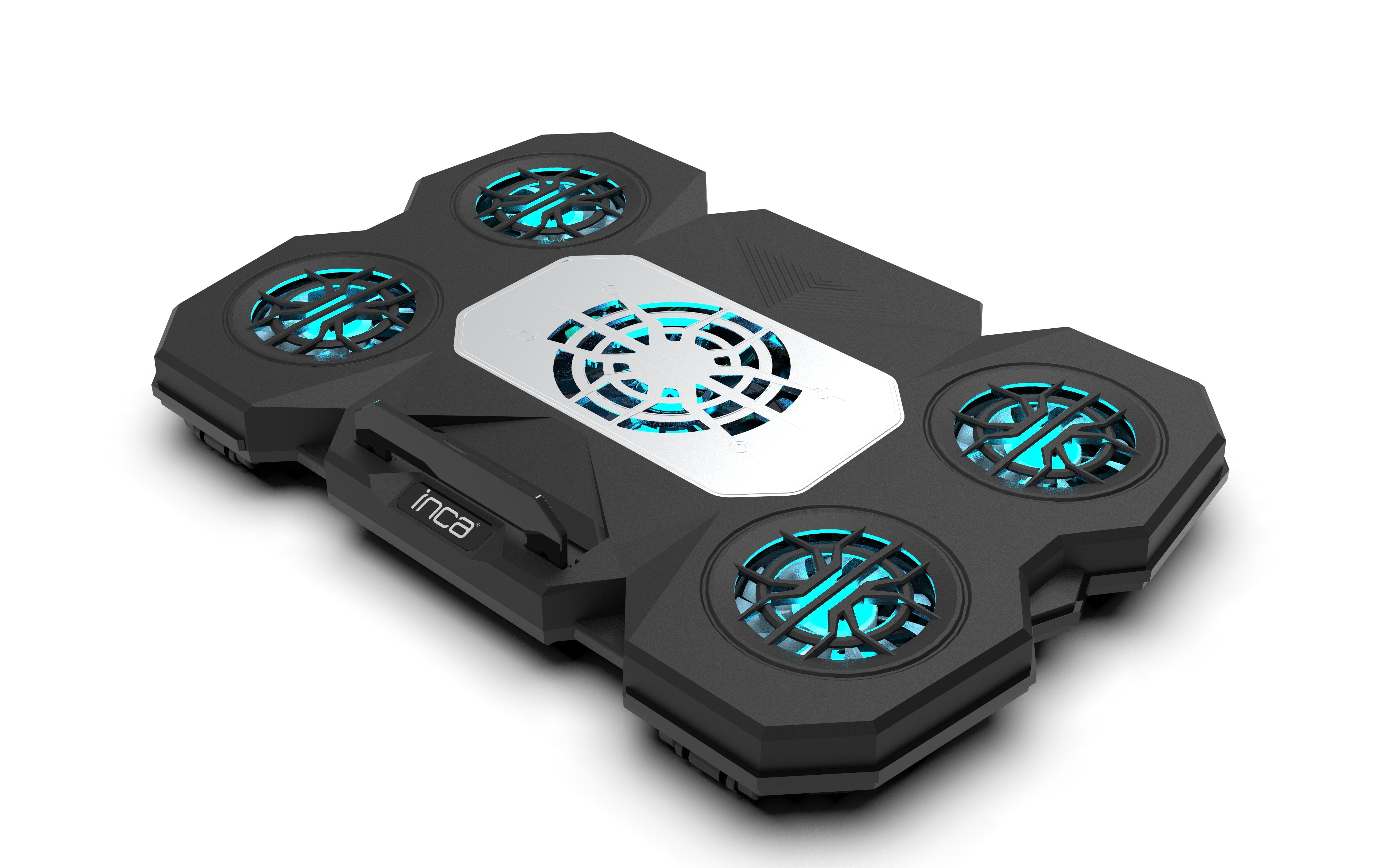 Inca Notebook Kühler Inc-614gms Gaming, 9-17", 5 Ventilador