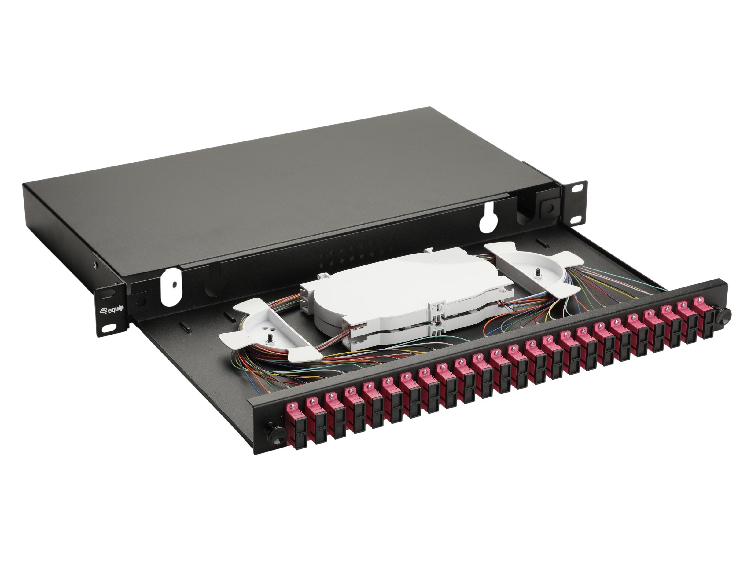 Equip Lwl-Spleisskamen 24-Port Sc-Duplex Om4 1u Komplett Sw