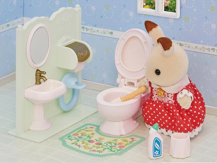 Epoch Sylvanian Families - Toiletten-Set 5740
