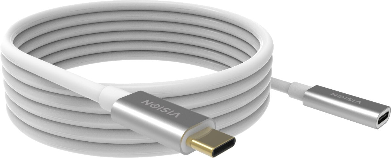 EAN 4880385000002 - Vision TC 2MUSBCEXT cable USB USB 3.2 Gen 2 (3.1 Gen 2) 2 m USB C Blanco imagen 3