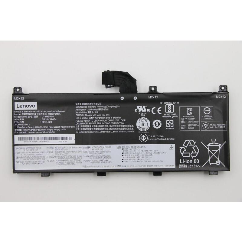 90wh Lithium-Ion Internal  Laptop Battery For Lenovo