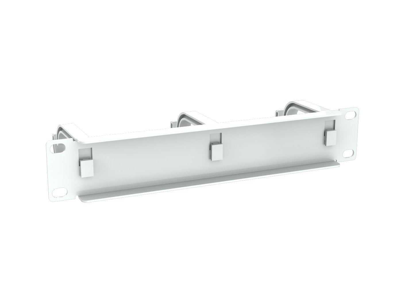 Equip Cabledurchführung 10" 1he 3x Plamikringe Blanco