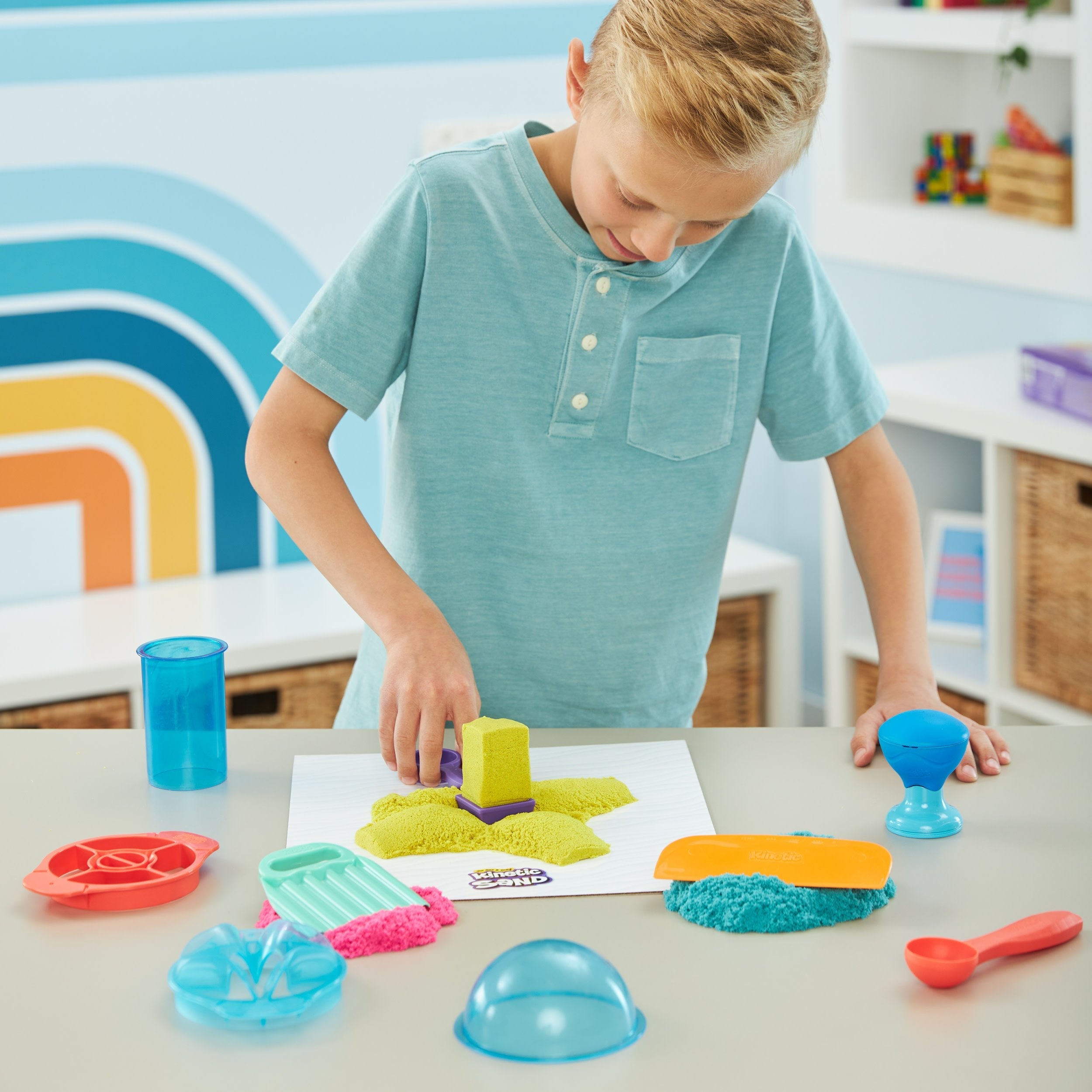 Spin Master Kinetic Sand - Ultimate Sandisfying Set, Arena De Juego 907 Gramos De Arena 6067345
