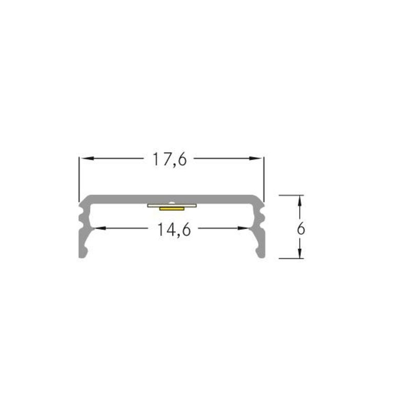 Brumberg 53380262 Ab-Profil Qualityflex Alu