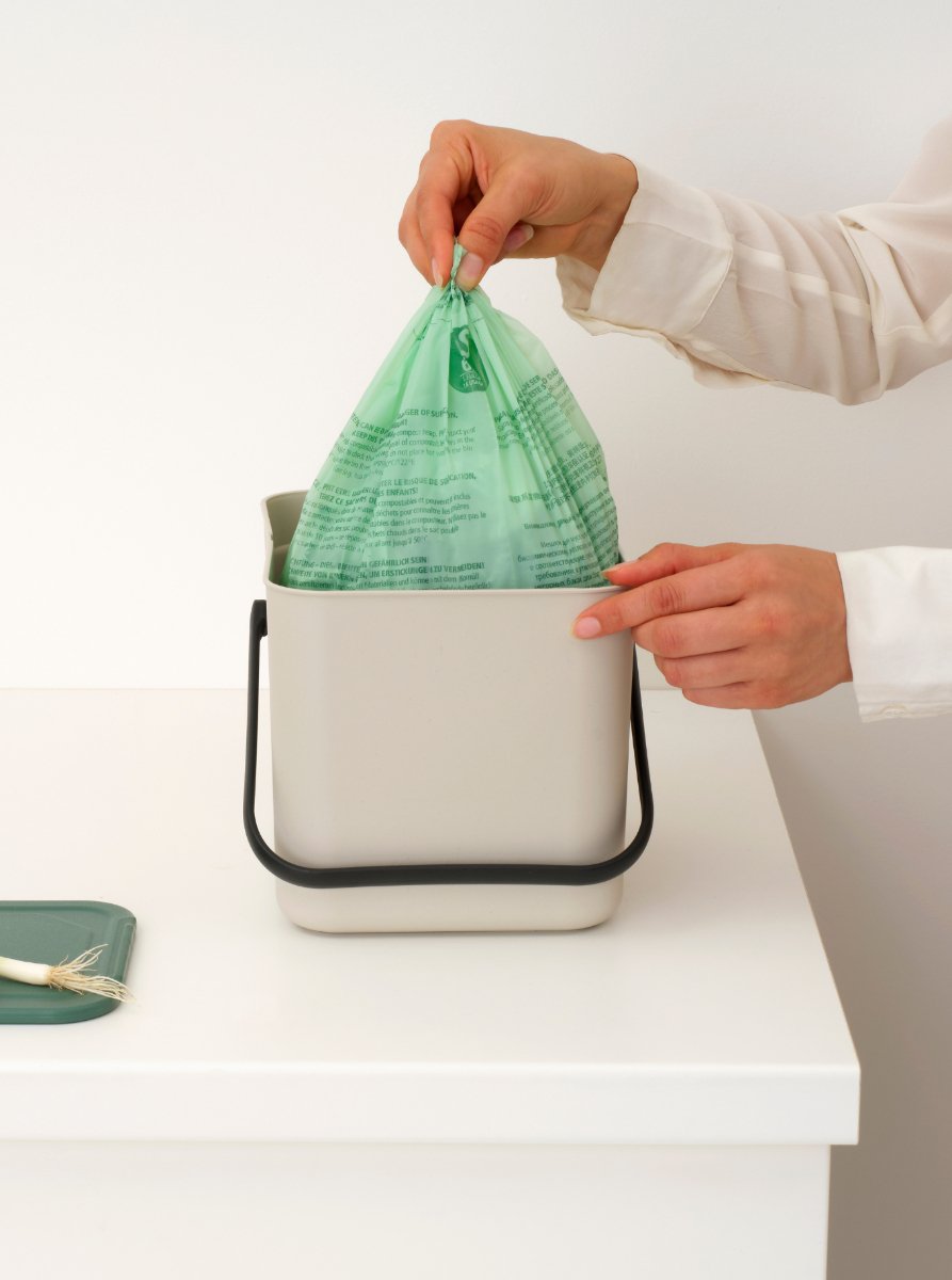 Brabantia Sort & Go Abfallbehäl. Soft Beige 6 L