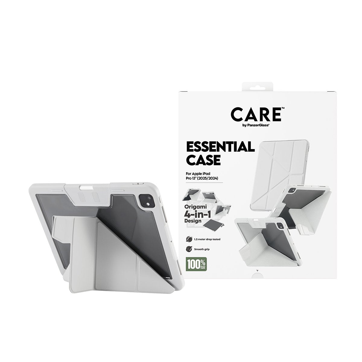 Panzerglass Care By Tpu Essential Case Gris Ipad Pro 13-Inch